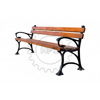 Уличная скамейка (чугун) - S09